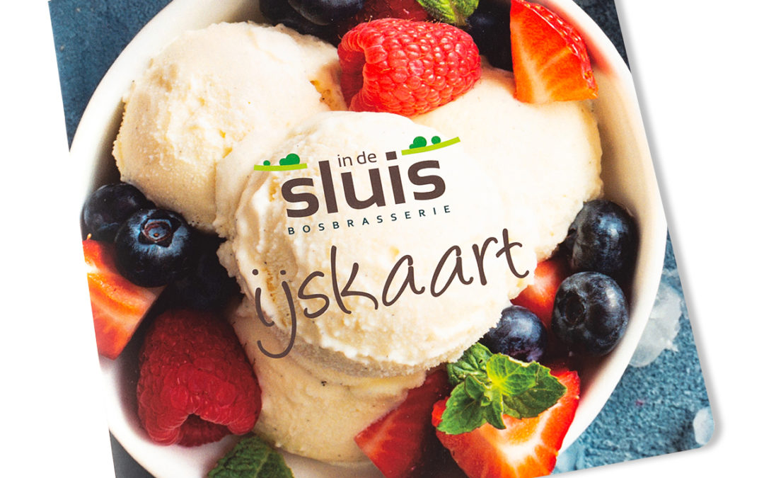 Menukaart ijskaart